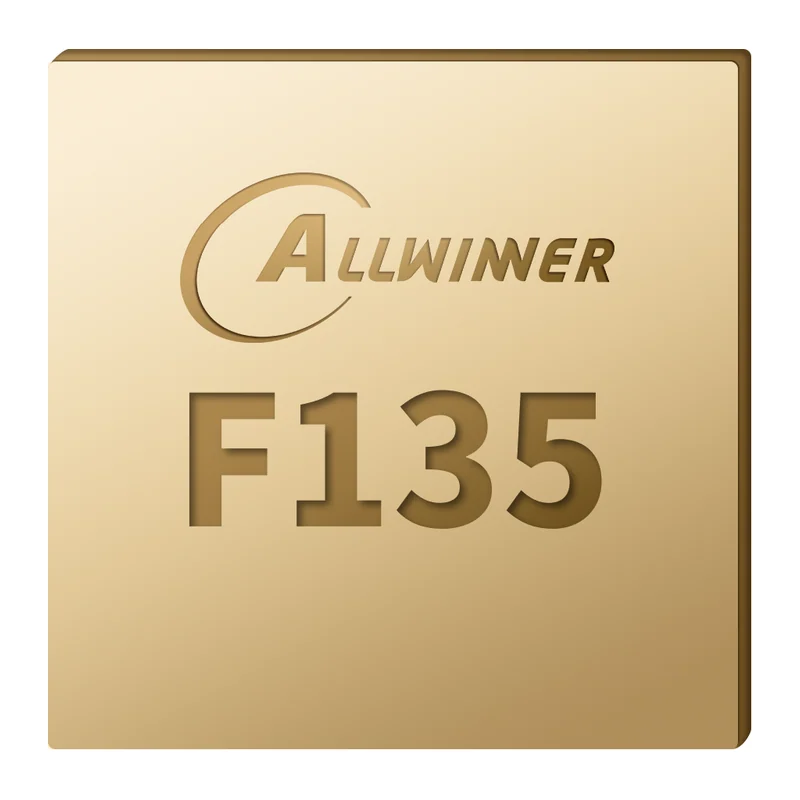 Процессор Allwinner F135: RISC-V C906 1 ГГц, декодирование H.265 4K30