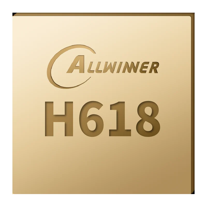 Процессор Allwinner H618: 4 ядра Cortex-A53, Mali-G31, декодирование H.265 8K при 24 кадр/с, HDMI 4K60
