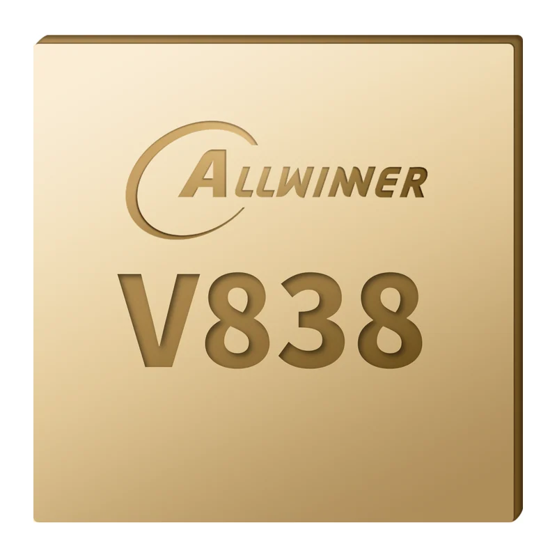 Процессор Allwinner V838: AI-видео 4 Мп, NPU 0,6 TOPS, ISP 3.0, три камеры