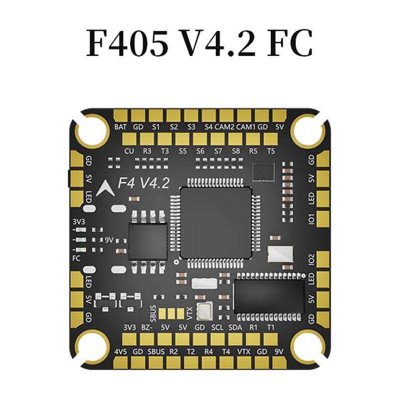 Полётный контроллер Aocoda RC 12S F405 V4.2, STM32F405, 3–12S, 12 выходов ШИМ