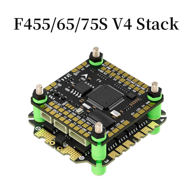 Стек Aocoda RC F455/65/75S V4, контроллер F405 V4 и регулятор Bluejay, 55/65/75 А