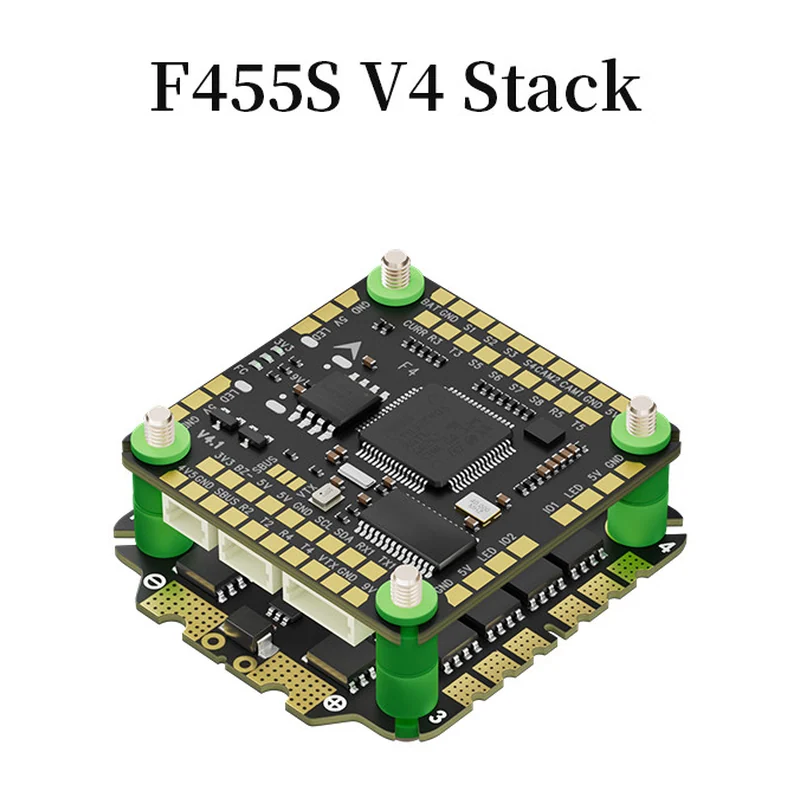 Стек Aocoda RC F455S V4, контроллер F405 V4 и регулятор Bluejay, 55 А