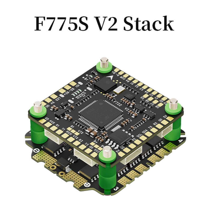 Стек Aocoda RC F775S V2, контроллер F722 V2 и регулятор Bluejay, 75 А