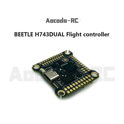 Полётный контроллер Aocoda RC H743, STM32H743, чёрный ящик 128 МБ, 3–6S