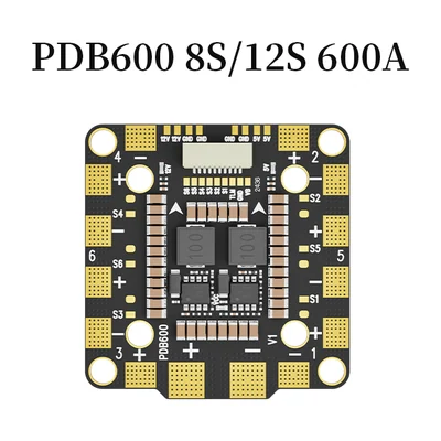 Плата распределения питания Aocoda RC PDB600, 4–8S, 6×100 А, BEC 5/12 В