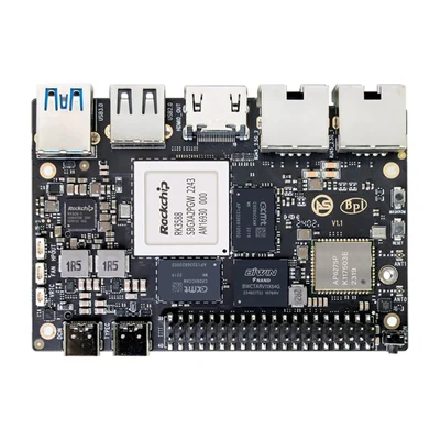 Одноплатный компьютер Banana Pi BPI-M7, Rockchip RK3588, NPU 6 TOPS, 2 × 2,5GbE