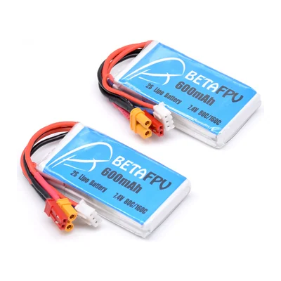 Аккумуляторы BETAFPV LiPo 2S 600 мА·ч, 2 шт.