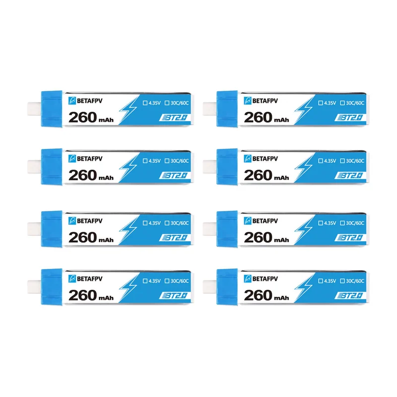Аккумулятор для FPV BETAFPV BT2.0 260mAh 1S 30C Battery (8PCS)