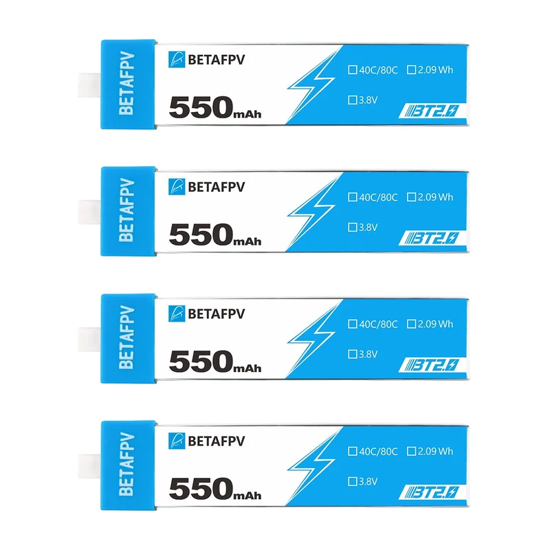 Аккумулятор для FPV BETAFPV BT2.0 550mAh 1S Battery (4PCS)