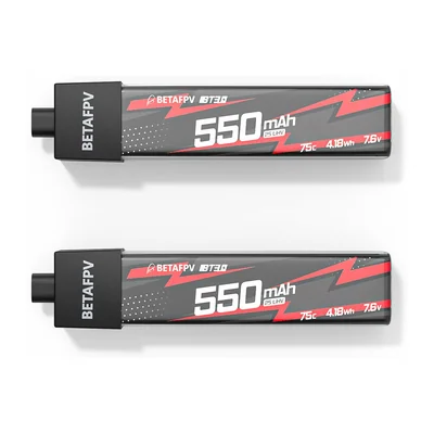 Аккумуляторы BETAFPV 2S 550 мА·ч 75C, разъём BT3.0, 2 шт.