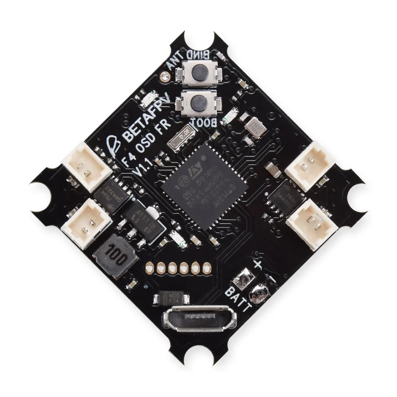 Полётный контроллер BETAFPV F4 Brushed Flight Controller (SPI FUTABA RX + OSD)