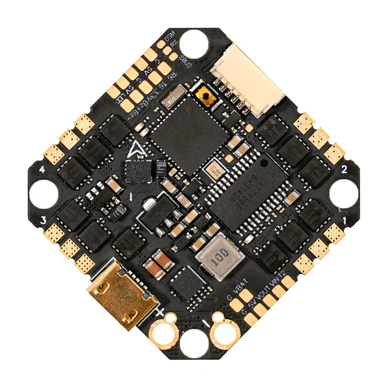 Полётный контроллер BETAFPV F411 4S 20A Toothpick Brushless Flight Controller V5 BLHeli_S (BMI270)