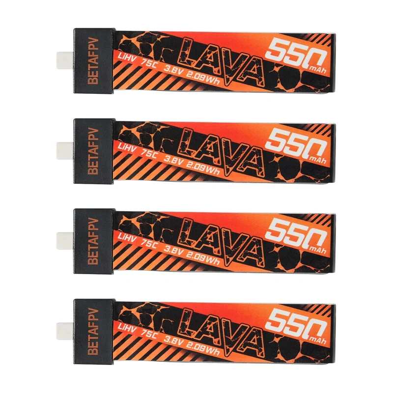 Аккумулятор для FPV BETAFPV LAVA 1S 550mAh 75C Battery (4PCS)