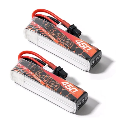 Аккумуляторы BETAFPV LAVA 2S/3S/4S 450 мА·ч 75C, 2 шт.