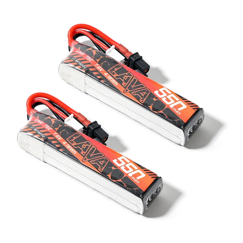 Аккумулятор для FPV BETAFPV LAVA 2S/3S/4S 550mAh 75C Battery (2PCS)