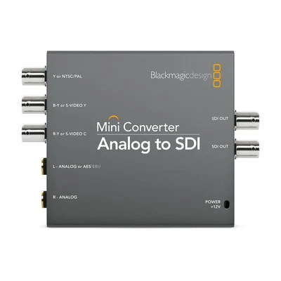 Конвертер Blackmagic Mini Converter Analog to SDI, композит/компонент в SDI