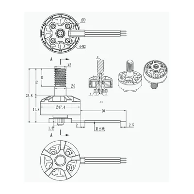 Бесколлекторные моторы BrotherHobby Returner R3, 1660–3650 KV, 3S–5S