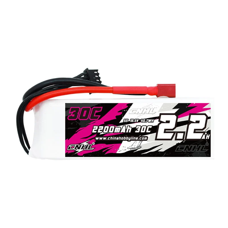 Аккумулятор для FPV CNHL 2200 мА·ч, 18,5 В, 5S, 30C, разъём Dean