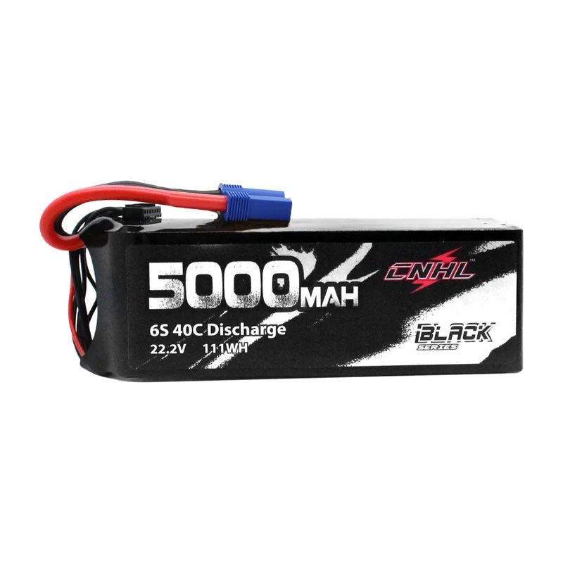 Аккумулятор для FPV CNHL Black Series, 5000 мА·ч, 22,2 В, 6S, 40C, разъём EC5
