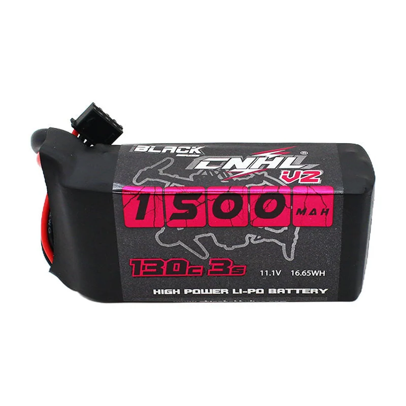 Аккумулятор для FPV CNHL Black Series V2.0, 1500 мА·ч, 11,1 В, 3S, 130C, разъём XT60