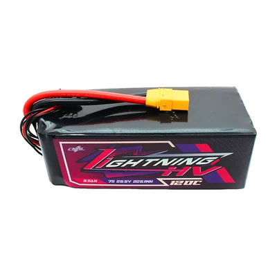 Батарея тяговая CNHL Lightning LiHV, 8500 мА·ч, 26,6 В, 7S, 120C, разъём XT90