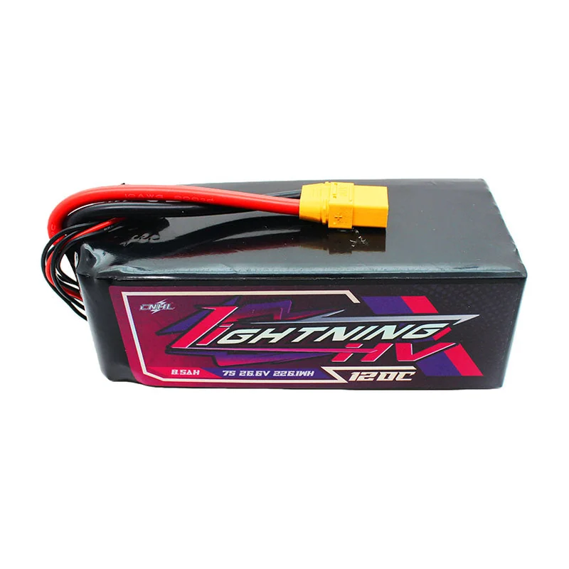 Батарея тяговая CNHL Lightning LiHV, 8500 мА·ч, 26,6 В, 7S, 120C, разъём XT90