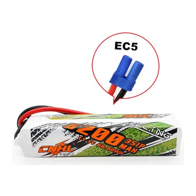 Аккумулятор для FPV CNHL Racing Series, 6200 мА·ч, 11,1 В, 3S, 90C, разъём EC5
