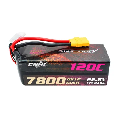 Аккумулятор для FPV CNHL Racing Series, 7800 мА·ч, 22,8 В, 6S, 120C, разъём XT90