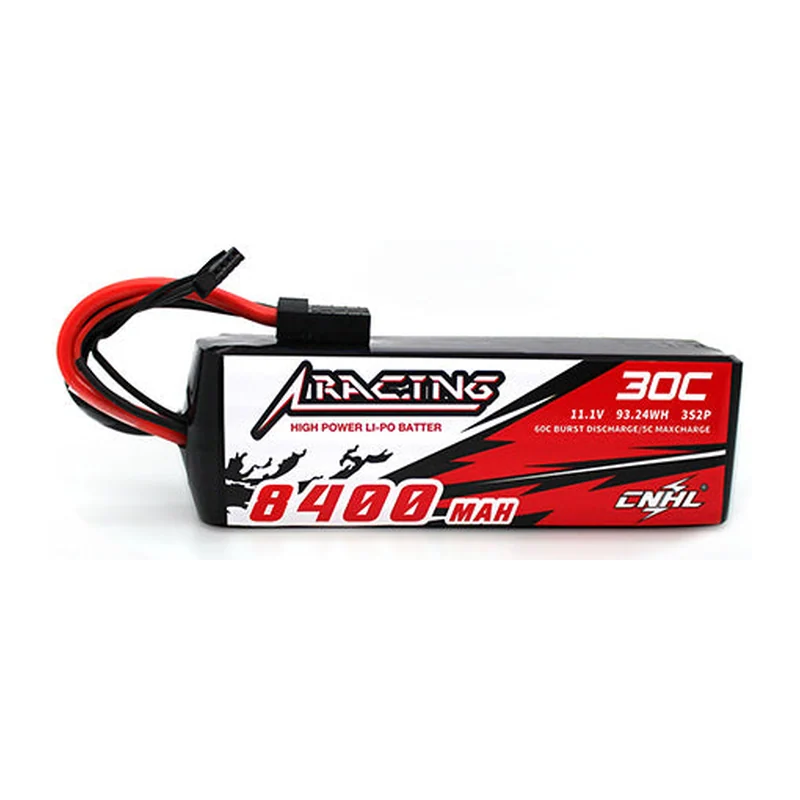 Батарея тяговая CNHL Racing Series, 8400 мА·ч, 11,1 В, 3S, 30C, разъём TRX