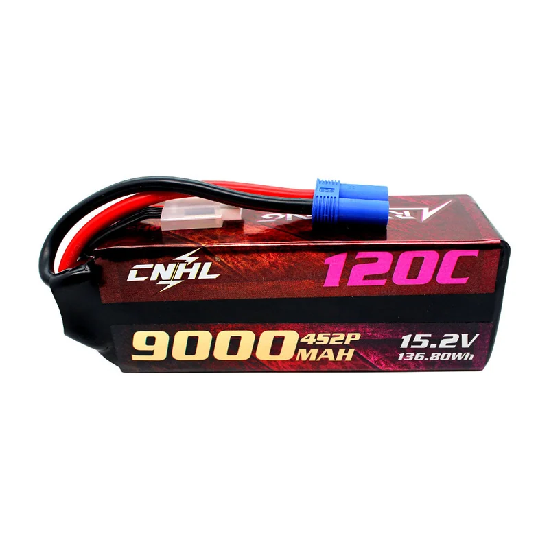 Батарея тяговая CNHL Racing Series, 9000 мА·ч, 15,2 В, 4S, 120C, разъём EC5