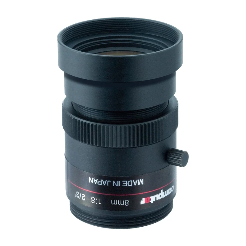 Объектив Computar M0824-MPW2-R, 8 мм, F2,4, C-mount, 5 Мп, виброустойчивый