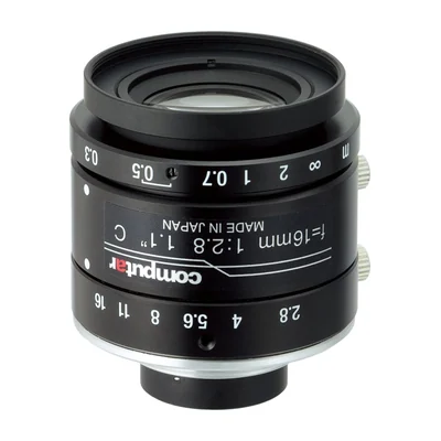 Объектив Computar V1628-MPY2, 16 мм, F2,8, C-mount, 24 Мп