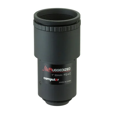 Объектив Computar V5024-MPZ-R, 50 мм, F2,4, C-mount, 20 Мп, виброустойчивый