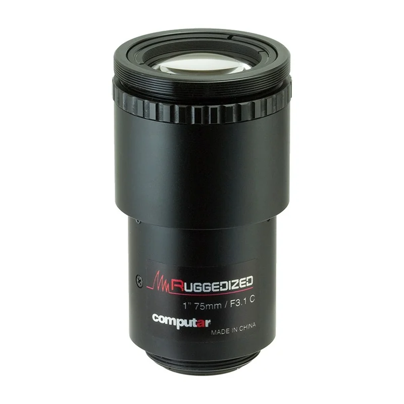 Объектив Computar V7531-MPZ-R, 75 мм, F3,1, C-mount, 20 Мп, виброустойчивый