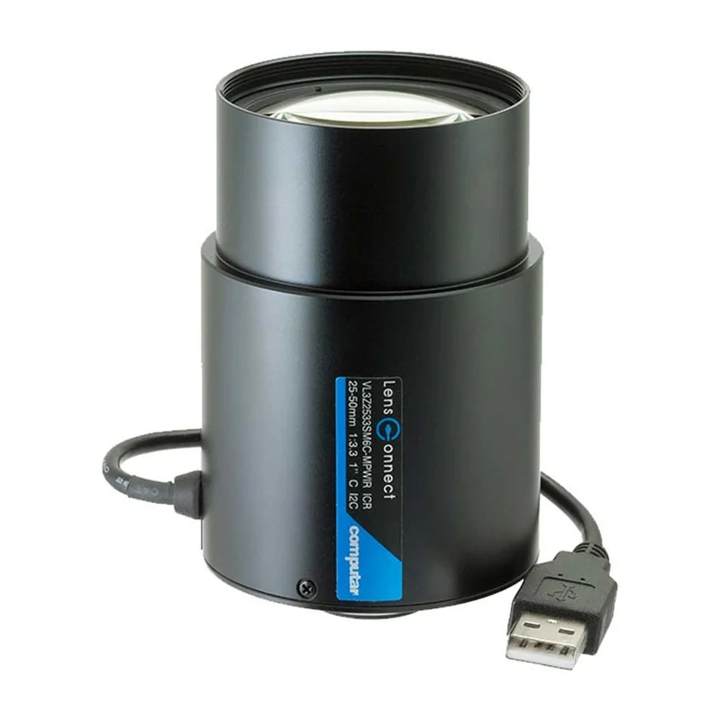 Моторизованный объектив Computar LensConnect VL2Z2533UM6C-MPWIR, 25–50 мм, F3,3, USB, C-mount
