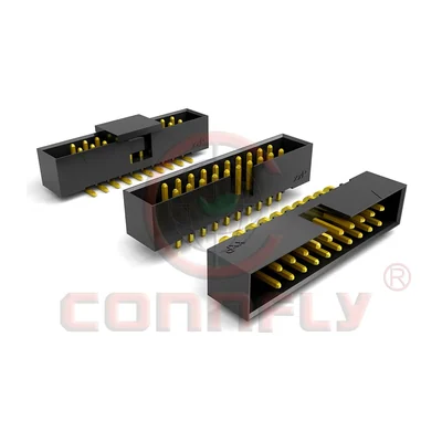 Вилка в кожухе DS1014 (box header), шаг 2,0 мм, 10–64 конт.