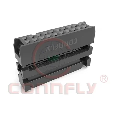 Розетка IDC DS1016 на шлейф, шаг 2,54 мм, 4–64 конт.