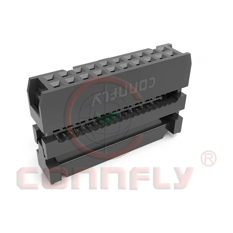 Розетка IDC DS1016 на шлейф, шаг 2,54 мм, 4–64 конт.