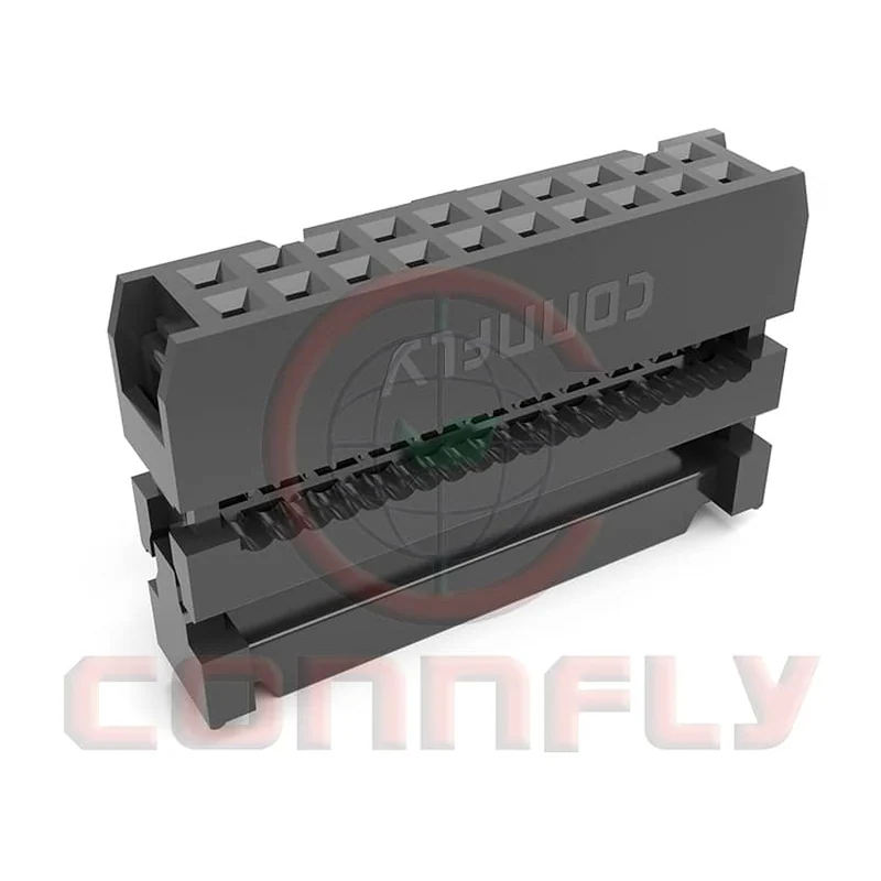Розетка IDC DS1016 на шлейф, шаг 2,54 мм, 4–64 конт.