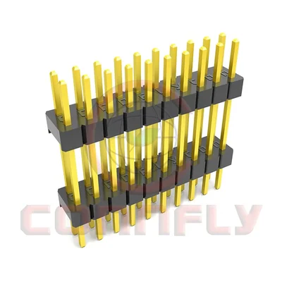 Проходная штыревая линейка Connfly DS1030-02, шаг 2,0 мм, 2 ряда