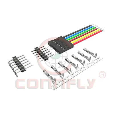Корпус DS1071 типа TJC8 (Dupont), шаг 2,54 мм, 1–2 ряда