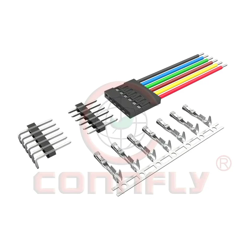 Корпус DS1071 типа TJC8 (Dupont), шаг 2,54 мм, 1–2 ряда