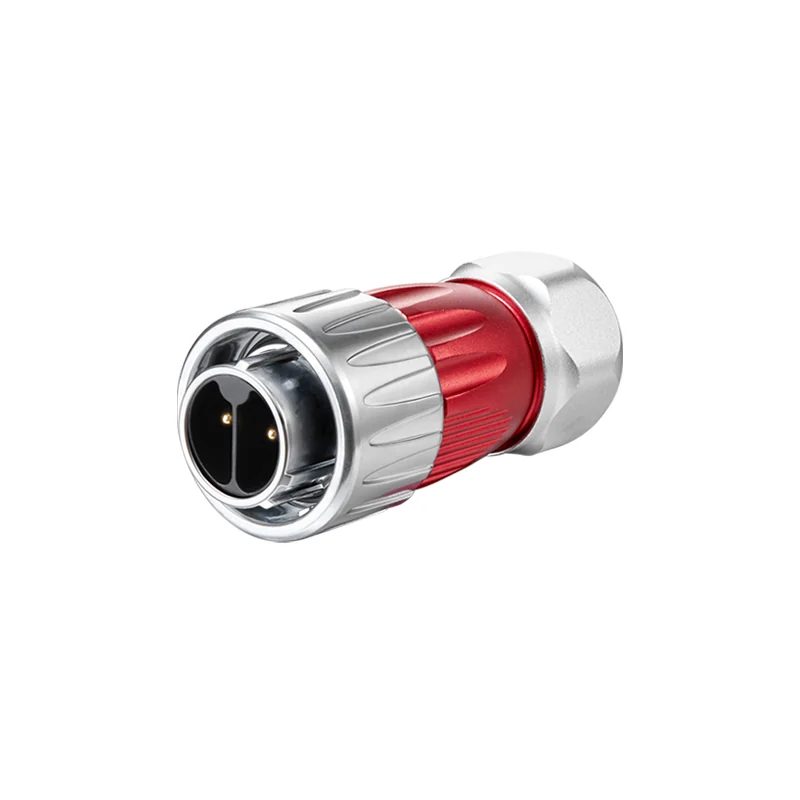 Разъём CNLINKO DH-20 2 контакта, 20 А, резьбовой байонет, IP68