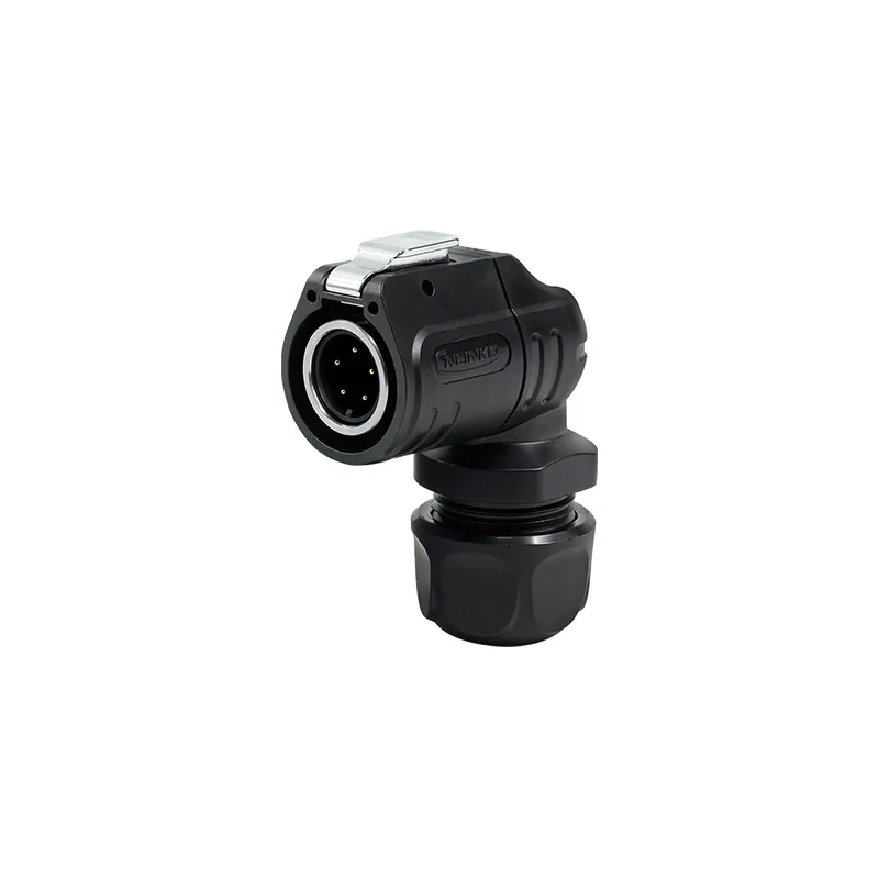Разъём CNLINKO LP-16 5 контактов, угловой 90°, 5 А, IP68