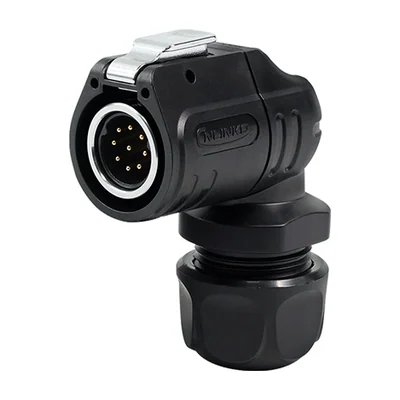 Разъём CNLINKO LP-16 9 контактов, угловой 90°, 5 А, IP68