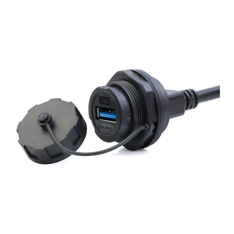 Герметичная кабельная сборка CNLINKO YU USB 3.0, 5 Гбит/с, 2 А, IP68