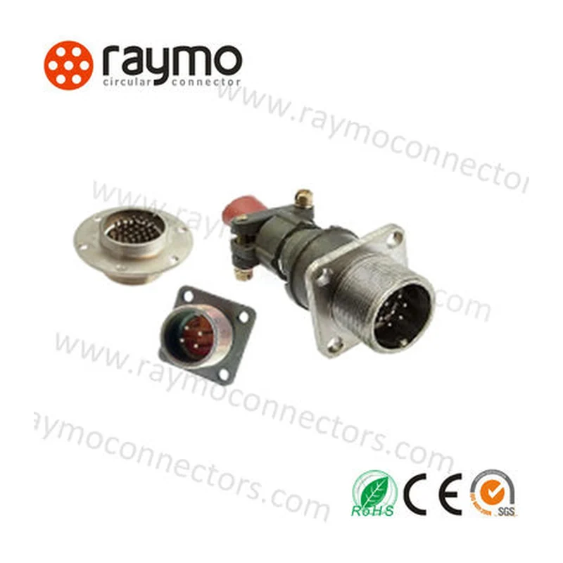 Кабельная вилка Raymo 2РМТ14КПН4Г1В1В, 4 контакта, резьбовое соединение