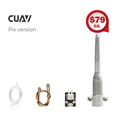 Датчик воздушной скорости CUAV MS4525 с трубкой Пито, I2C
