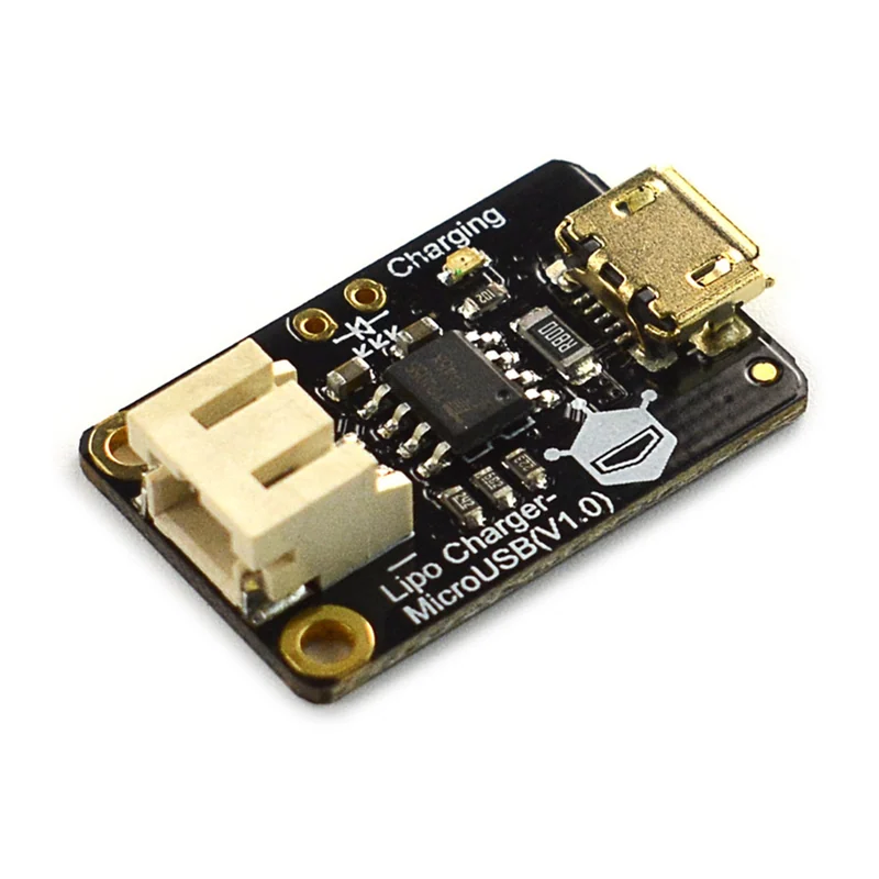 Драйвер и преобразователь DFRobot DFR0667 — Micro USB Li-Po Battery Charger Module (TP4056X, 50/200/500mA)