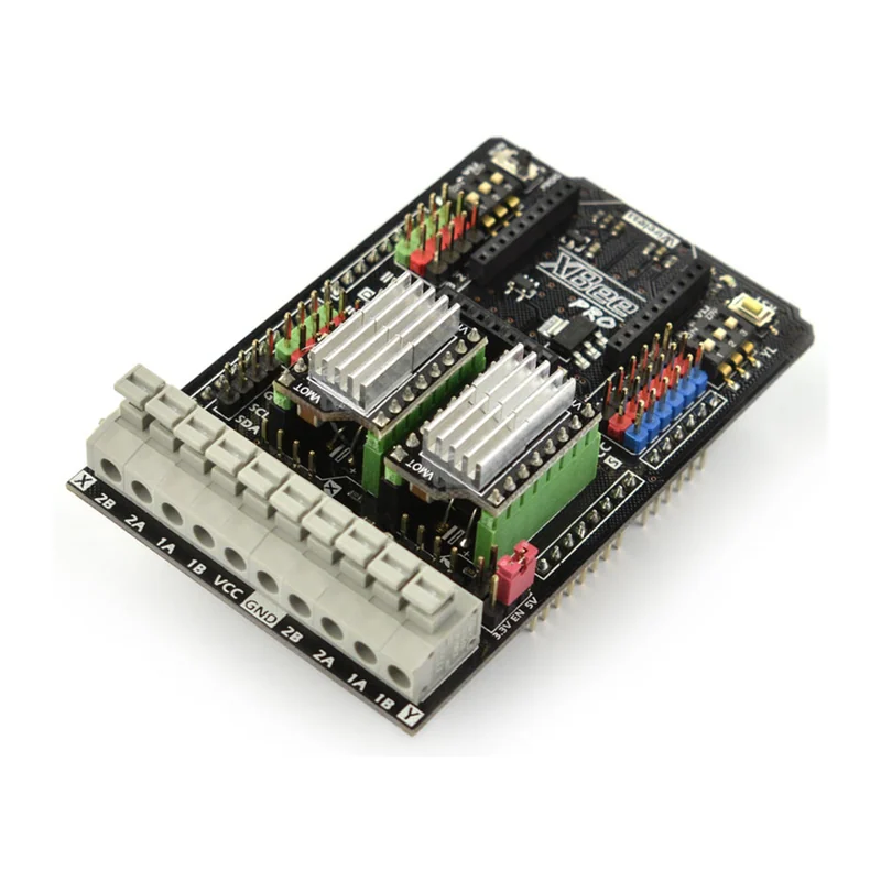 Драйвер шаговых двигателей DFRobot DRI0023 — шилд DRV8825, 2 канала, микрошаг до 1/32